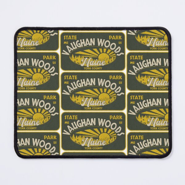 Item preview, Vaughan Woods State Park, York County, Maine, badge design designed and sold by Wanderful-roads.