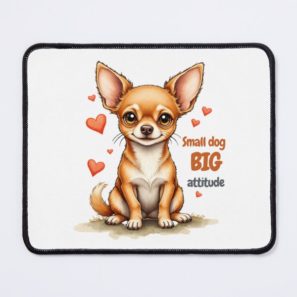 Item preview, Small Dog Big Attitude Chihuahua designed and sold by Kuky Studio.