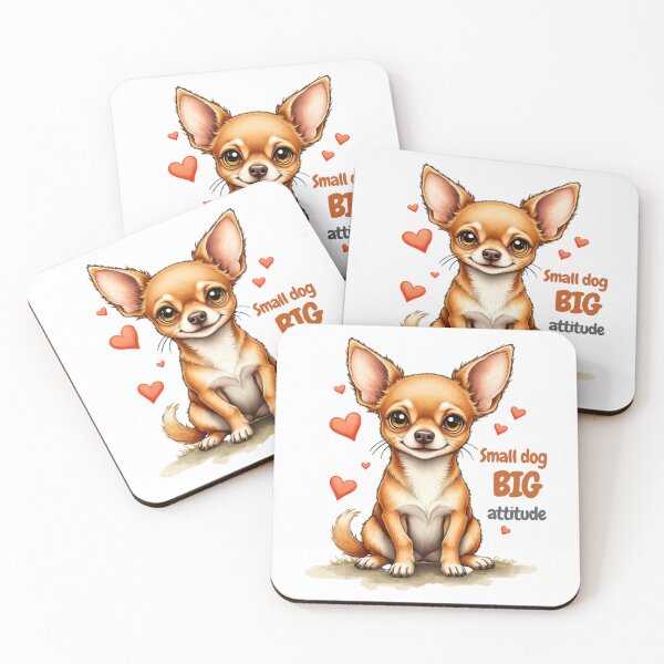 Item preview, Small Dog Big Attitude Chihuahua designed and sold by Kuky Studio.