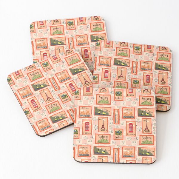 Item preview, Travel Stamps Around the World designed and sold by Annie Illustrates Color.