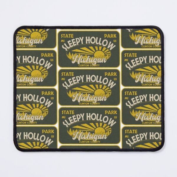 Item preview, Sleepy Hollow State Park, Clinton County, Michigan, badge design designed and sold by Wanderful-roads.