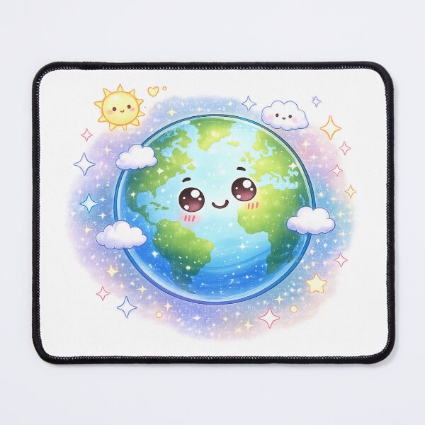 Item preview, Cute Earth Kawaii designed and sold by redsharkuk.