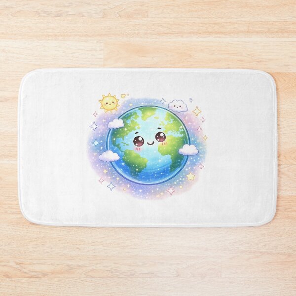 Item preview, Cute Earth Kawaii  designed and sold by redsharkuk.