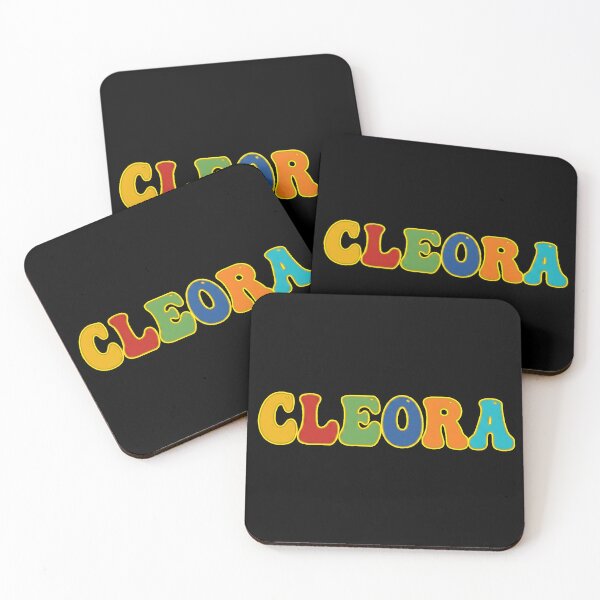 Item preview, ❤️ CLEORA Personalized Name Wavy Retro Shirt, Coffee Mug, Sticker Gift designed and sold by HelixPedia.