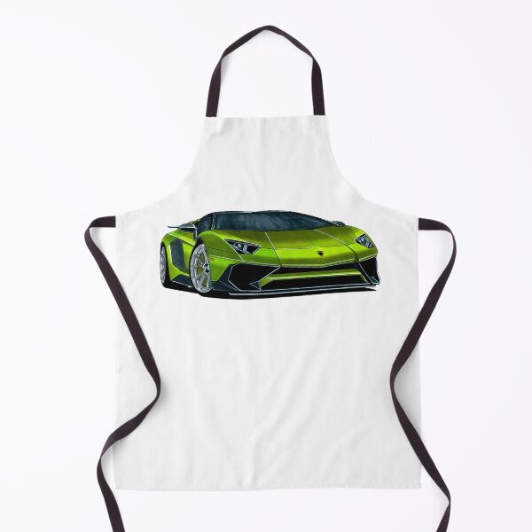 Item preview, Exclusive drawing legendary italian mid-engine V12 supercar green Aventador LP750-4 designed and sold by Cars23.