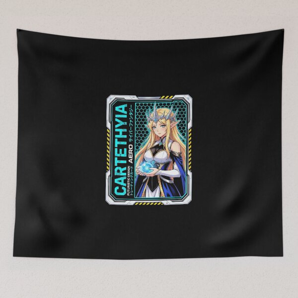 Item preview, Cartethyia Blonde Elf Queen Spike Crown Blue Orb Aero Futuristic designed and sold by graphixpolash.