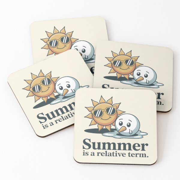 Item preview, Funny Summer Is A Relative Term Melting Snowman Paradox designed and sold by SplashTastic.