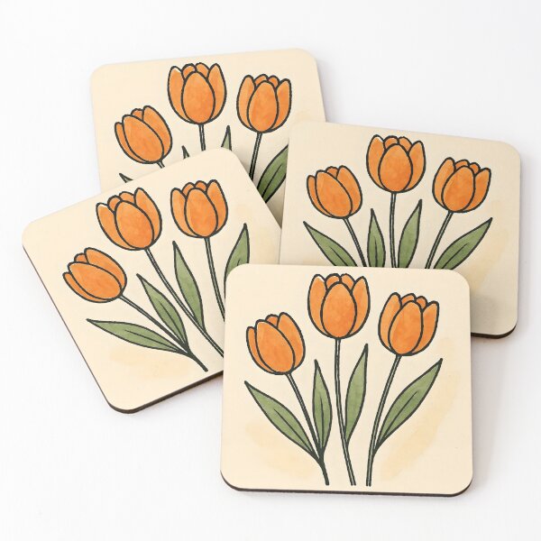 Item preview, Orange Floral  designed and sold by GraphicsClub.