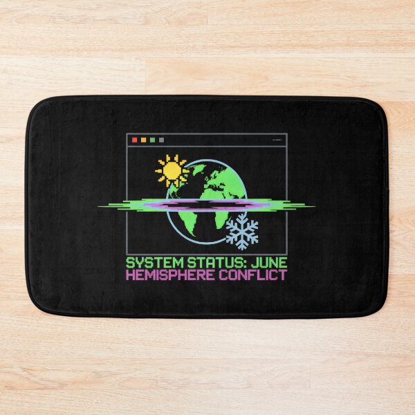 Item preview, Geeky June Hemisphere Conflict Pixel Art Retro Computing designed and sold by SplashTastic.