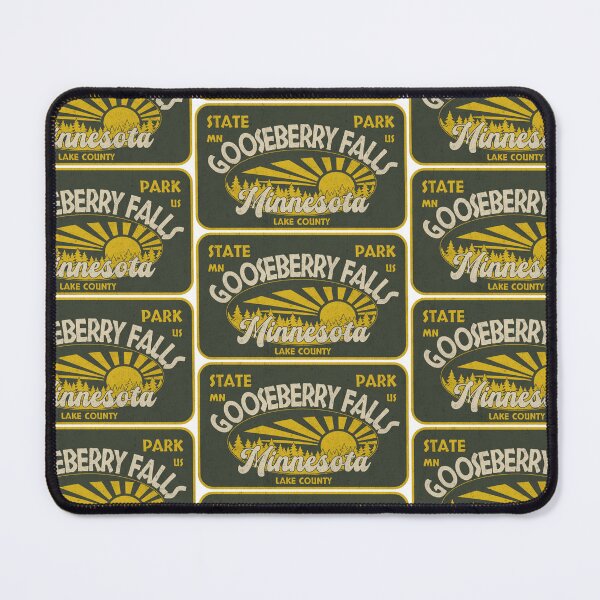 Item preview, Gooseberry Falls State Park, Lake County, Minnesota, badge design designed and sold by Wanderful-roads.