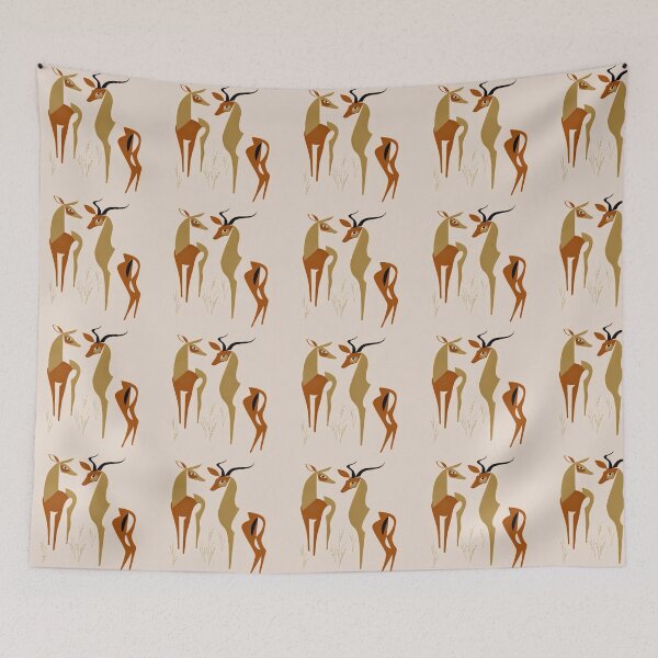 Item preview, Modern deer with shapes  designed and sold by NivyasArtistry.