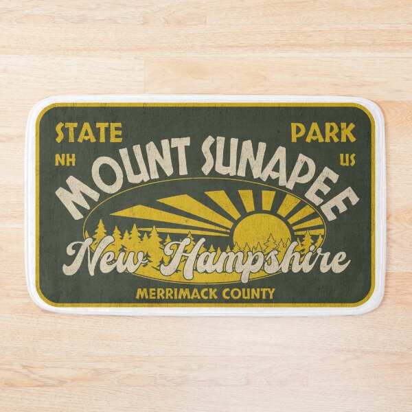 Item preview, Mount Sunapee State Park, Merrimack County, New Hampshire, badge design designed and sold by Wanderful-roads.