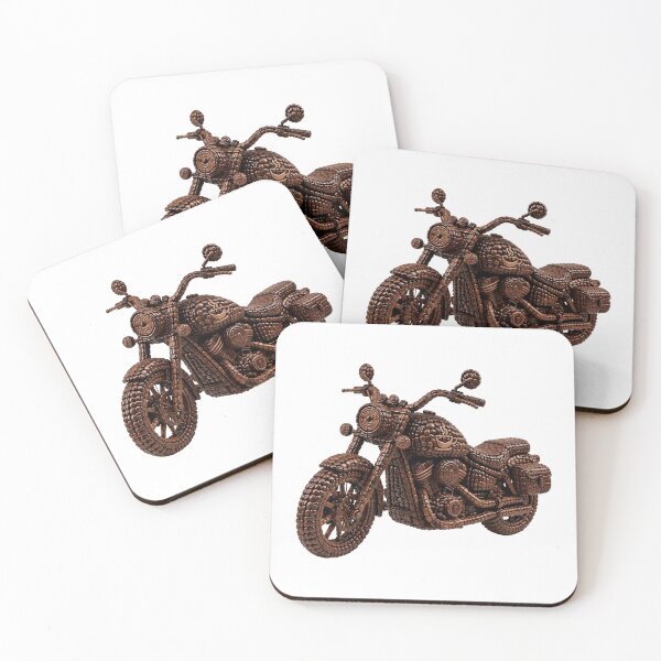 Item preview, Motorcycle Made of Coffee Beans Detailed Café Art designed and sold by Marcu Ioachim.
