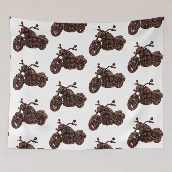 Item preview, Motorcycle Made of Coffee Beans Detailed Café Art designed and sold by Marcu Ioachim.