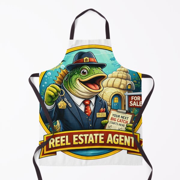 Item preview, Real Estate Agent – Funny Real Estate Fish Cartoon designed and sold by Fa-Shirt01.