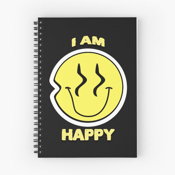 Item preview, I AM HAPPY – Smiley Face Design T-Shirt designed and sold by SQUEEZIN.