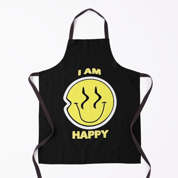 Item preview, I AM HAPPY – Smiley Face Design T-Shirt designed and sold by SQUEEZIN.