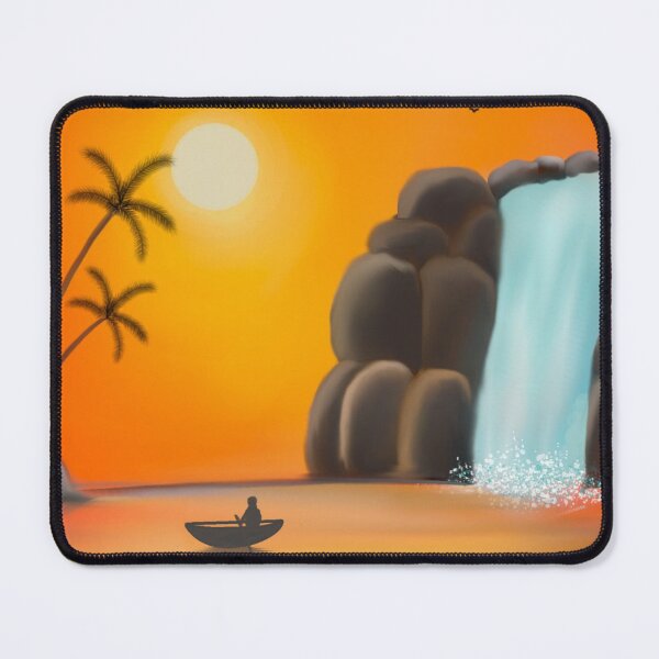 Item preview, Golden Escape by the Waterfall designed and sold by rrr-digitalarts.