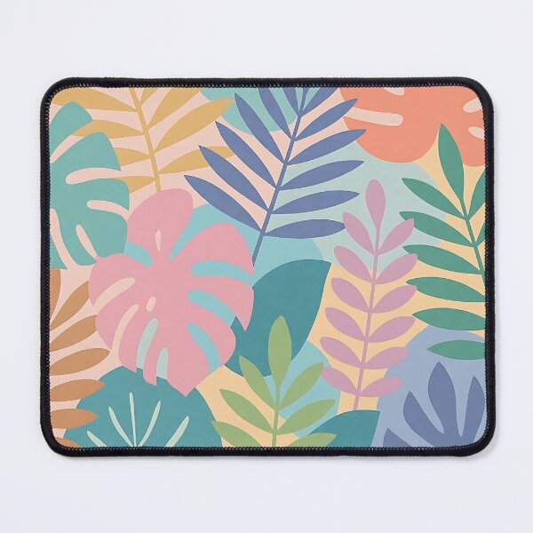 Item preview, Colorful Abstract Tropical Leaves Pattern designed and sold by sks-ai-artist.