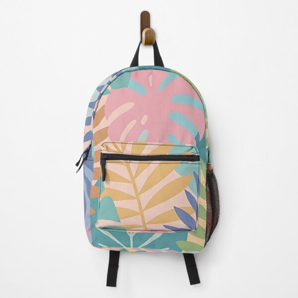 Item preview, Colorful Abstract Tropical Leaves Pattern designed and sold by sks-ai-artist.