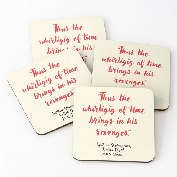 Item preview, Wicked Shakespeare Quote from Twelfth Night designed and sold by CharlottePlaceArt.