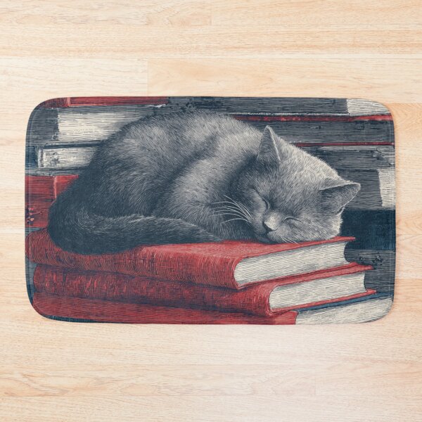 Item preview, How to Chill Like a Cat in the Library designed and sold by GrinGalore.