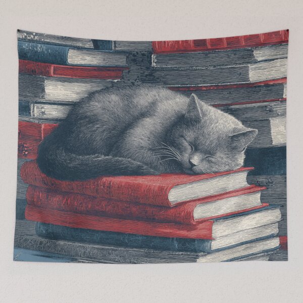 Item preview, How to Chill Like a Cat in the Library designed and sold by GrinGalore.