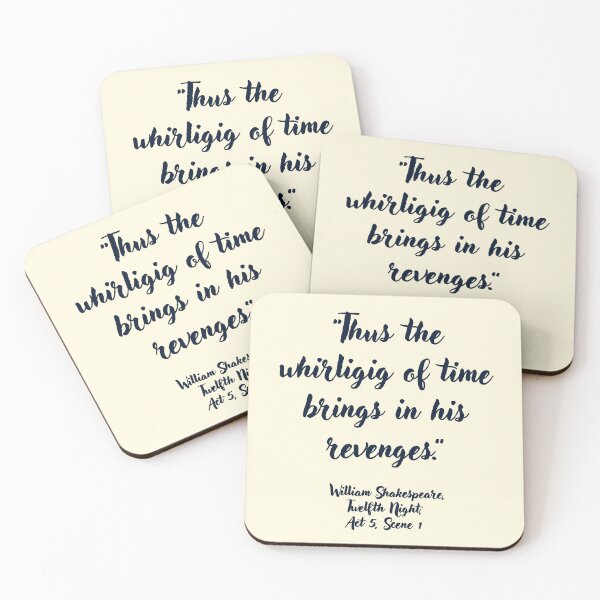 Item preview, Wicked Shakespeare Quote from Twelfth Night designed and sold by CharlottePlaceArt.