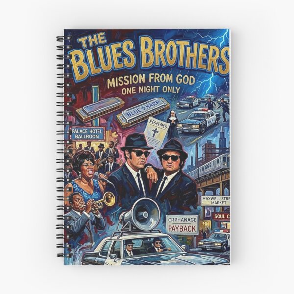 Item preview, Mission from God: The Blues Brothers in Oil designed and sold by Art's Diner.