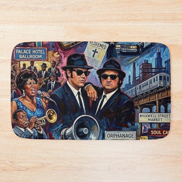 Item preview, Mission from God: The Blues Brothers in Oil designed and sold by Art's Diner.