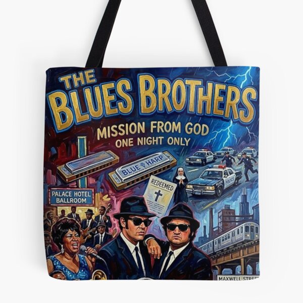 Item preview, Mission from God: The Blues Brothers in Oil designed and sold by Art's Diner.