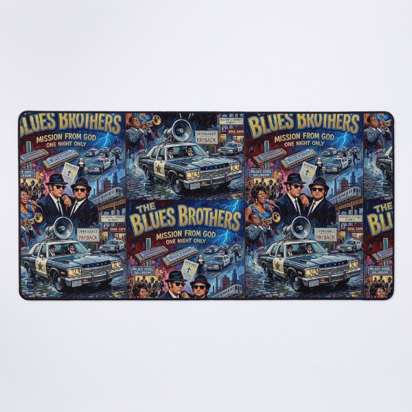 Item preview, Mission from God: The Blues Brothers in Oil designed and sold by Art's Diner.