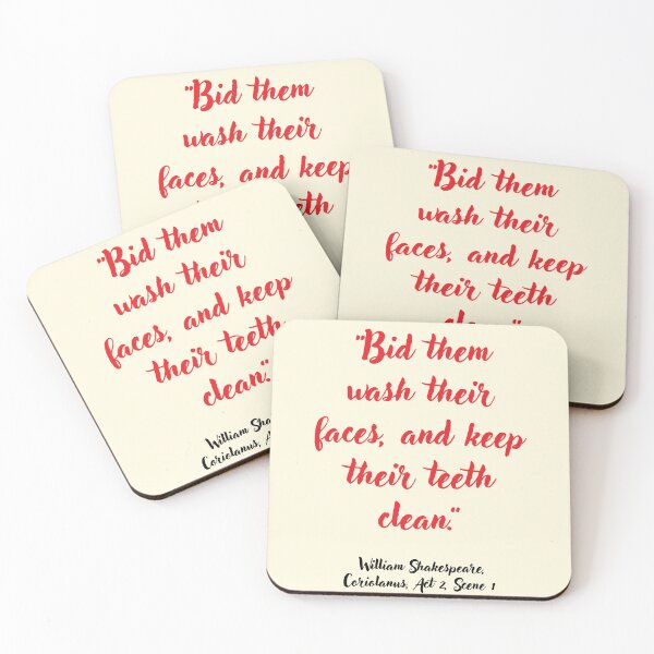 Item preview, Wicked Shakespeare Quote from Coriolanus designed and sold by CharlottePlaceArt.