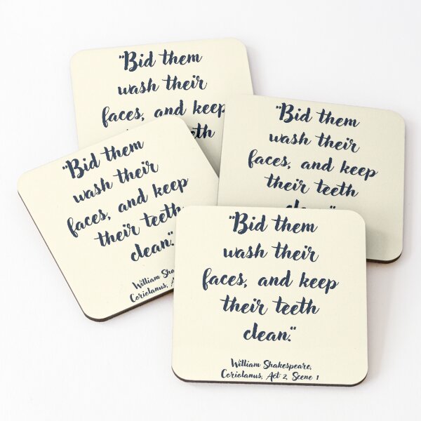 Item preview, Wicked Shakespeare Quote from Coriolanus designed and sold by CharlottePlaceArt.