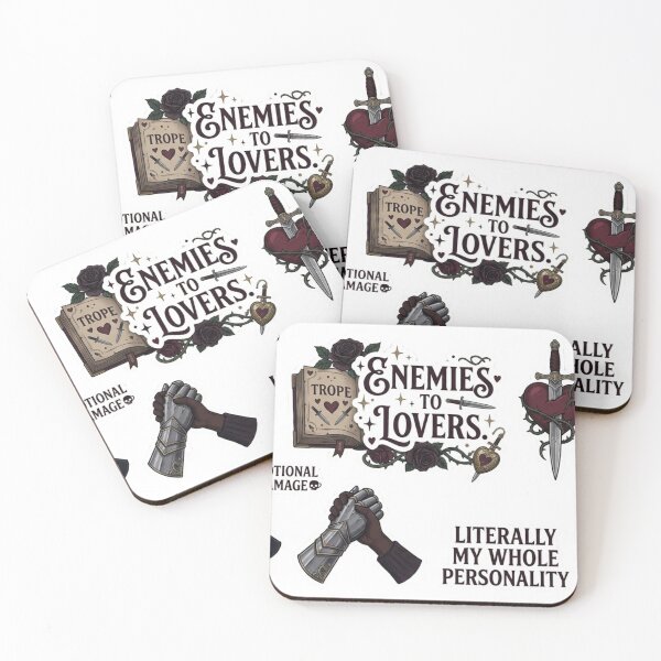 Item preview, Enemies to Lovers Bookish Sticker Pack - Dark Romantasy & Moody Aesthetic designed and sold by Mirosi-S.
