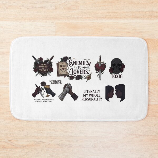 Item preview, Enemies to Lovers Bookish Sticker Pack - Dark Romantasy & Moody Aesthetic designed and sold by Mirosi-S.