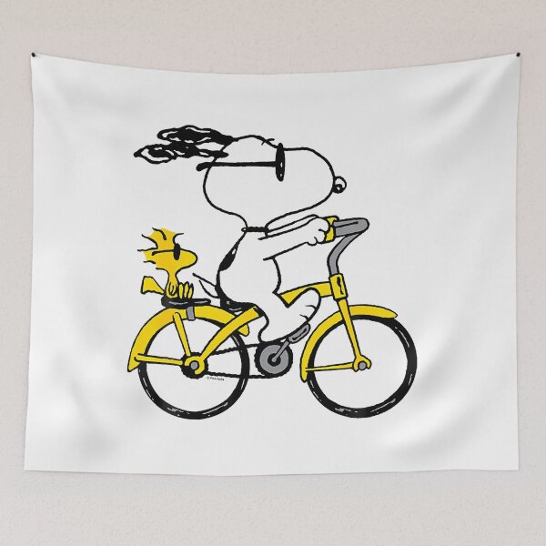 Artikelvorschau, Peanutss – Snoopy Woodstock fährt Fahrrad entworfen und verkauft von JonathalIngham.