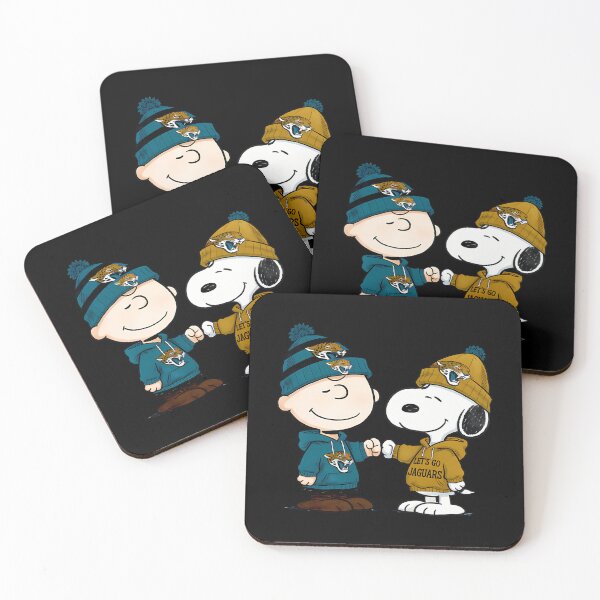Item preview, Charlie Brown And Snoopy Nfl Jacksonville Jaguars designed and sold by JonathalIngham.
