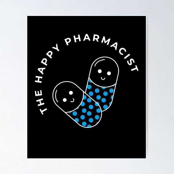 Item preview, Blue pills for positive pharmacist white 2 designed and sold by FlowaDesign.