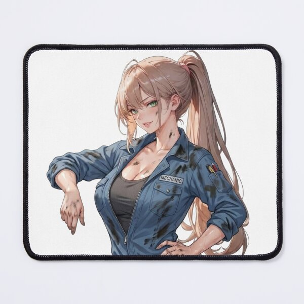 Item preview, Anime Mechanic Girl – Automotive Waifu designed and sold by Ericks0087.