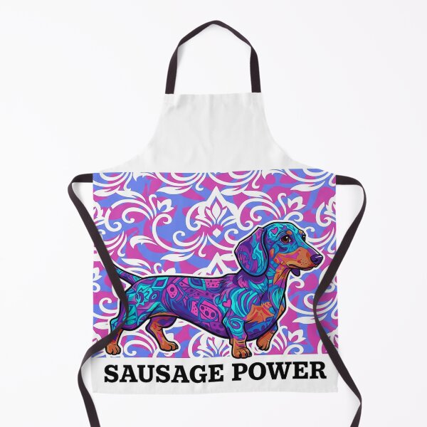 Item preview, Psychedelic Dachshund Digital Art – Colorful Boho Sausage Dog designed and sold by Stick-Shop9.