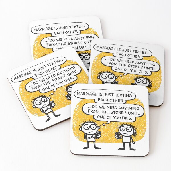 Item preview, Marriage Text Humor designed and sold by Jackson-Will.