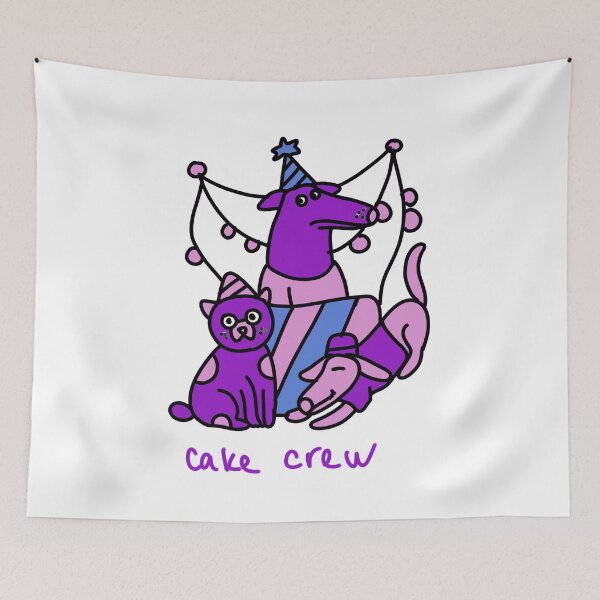 Item preview, Cake Crew Purple Party designed and sold by J-Mindful.