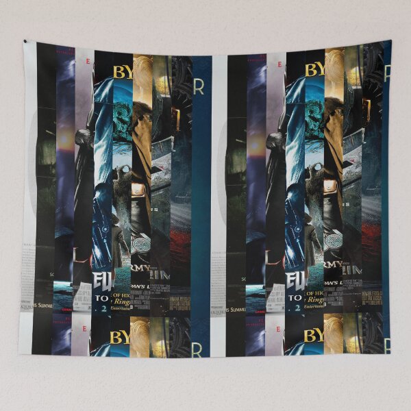 Item preview, Guillermo del Toro Films:  Cinema Poster Abstract Art Print designed and sold by Mr Mustard Prints.
