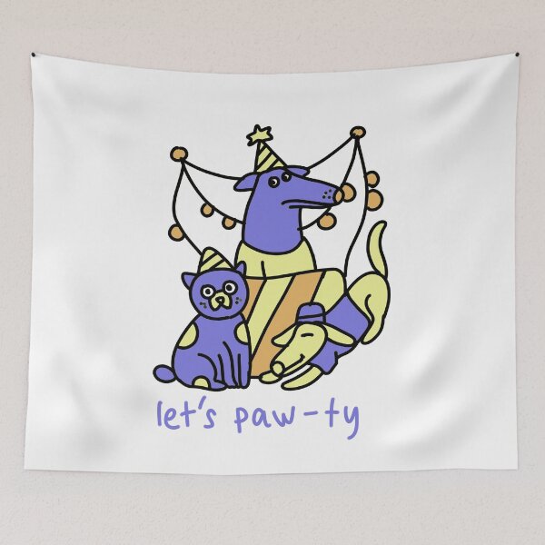 Item preview, Let's Paw-ty Festive Dogs designed and sold by J-Mindful.