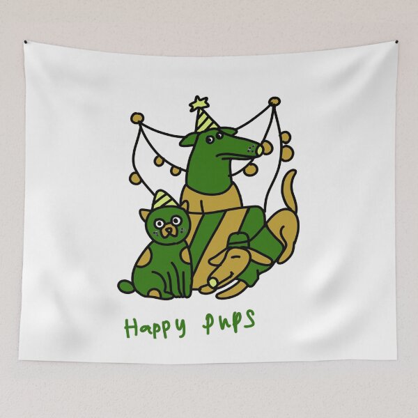 Item preview, Happy Pups Green Celebration designed and sold by J-Mindful.