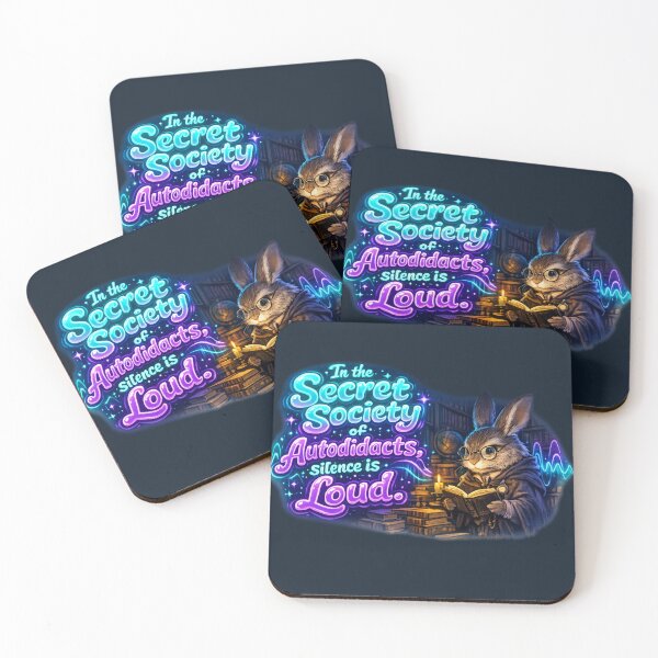 Item preview, Silence is Loud Neon Rabbit Design designed and sold by InnerwayStudio.