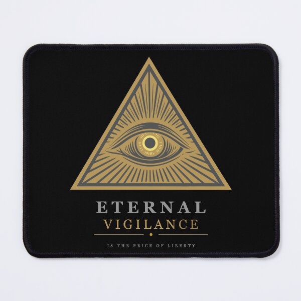 Item preview, Eternal Vigilance Price of Liberty - Eye of Providence Golden Triangle designed and sold by charlypicazo.