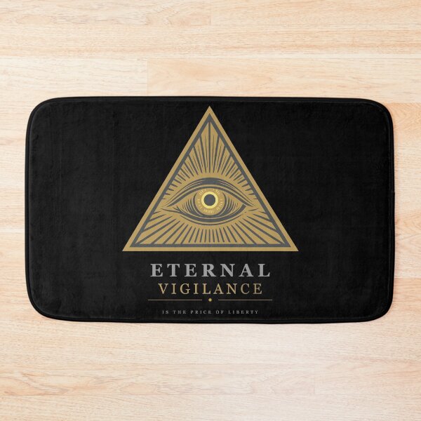 Item preview, Eternal Vigilance Price of Liberty - Eye of Providence Golden Triangle designed and sold by charlypicazo.