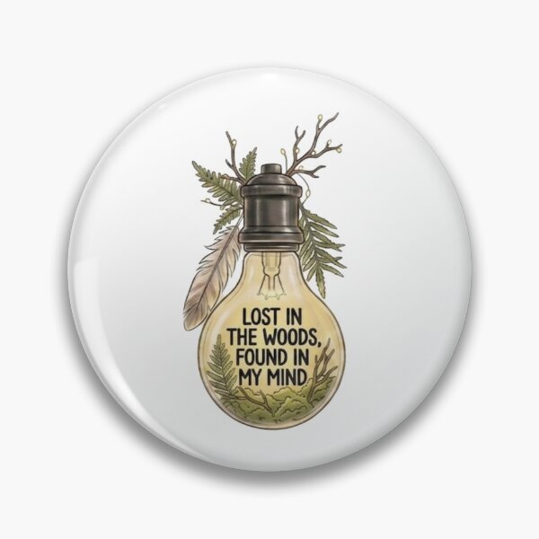 Item preview, Lost in the Woods, Found in my Mind - Nature Bulb designed and sold by Ajwaj.